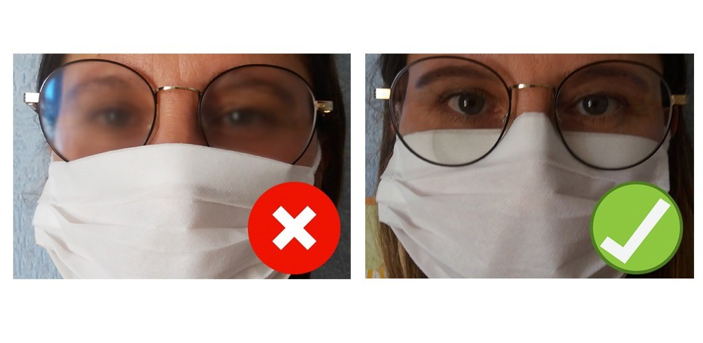 Masque+, protection anti-buée pour lunettes lors du port d'un masque,  anti-buée, anti-buée